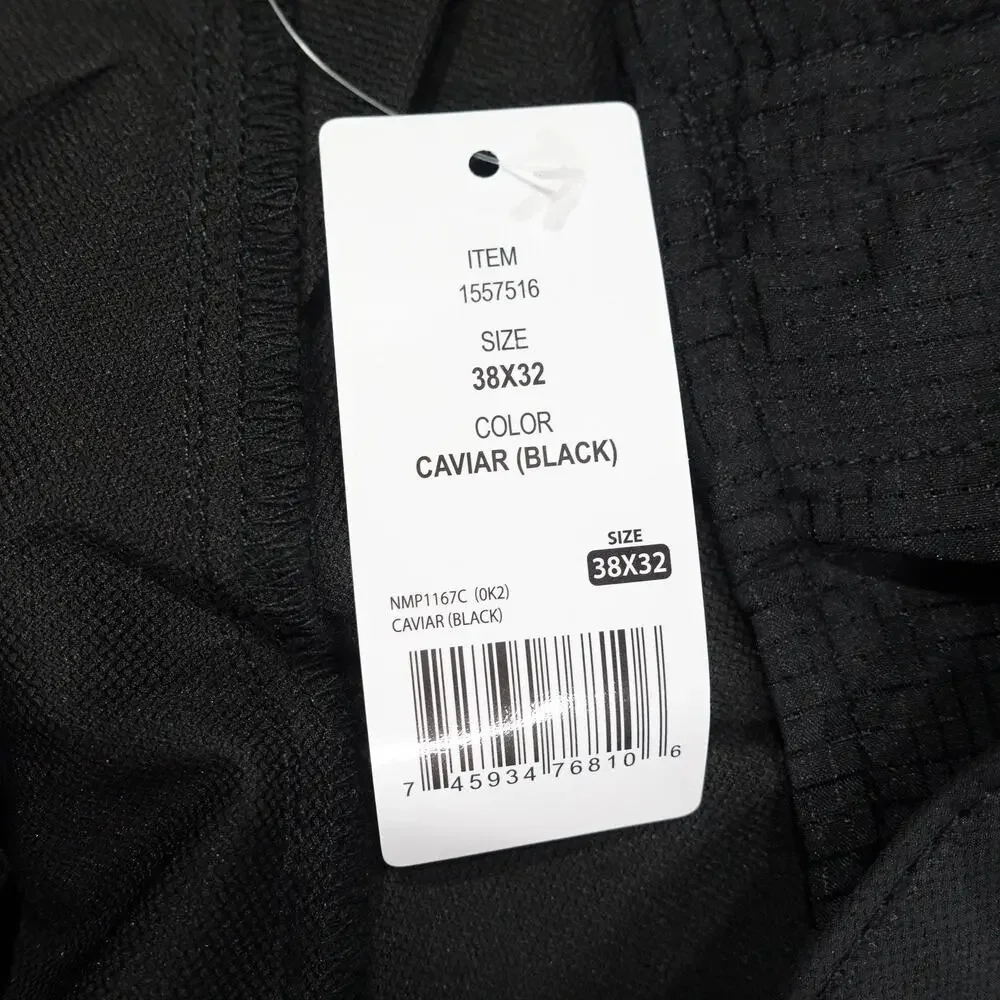 New!‎ Banana Republic Tech Pants Mens 38x32 Black Lightweight Polyester